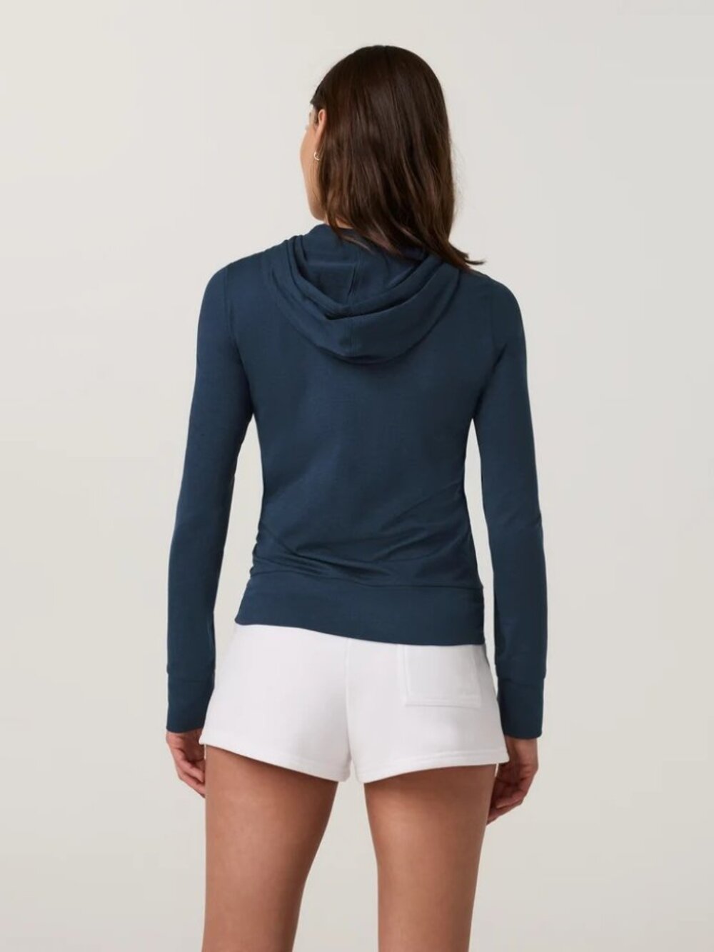 NWOT Vuori Halo Performance Hoodie 2.0 Dreamknit In Blue Coast Heather Size XS - Picture 2 of 10